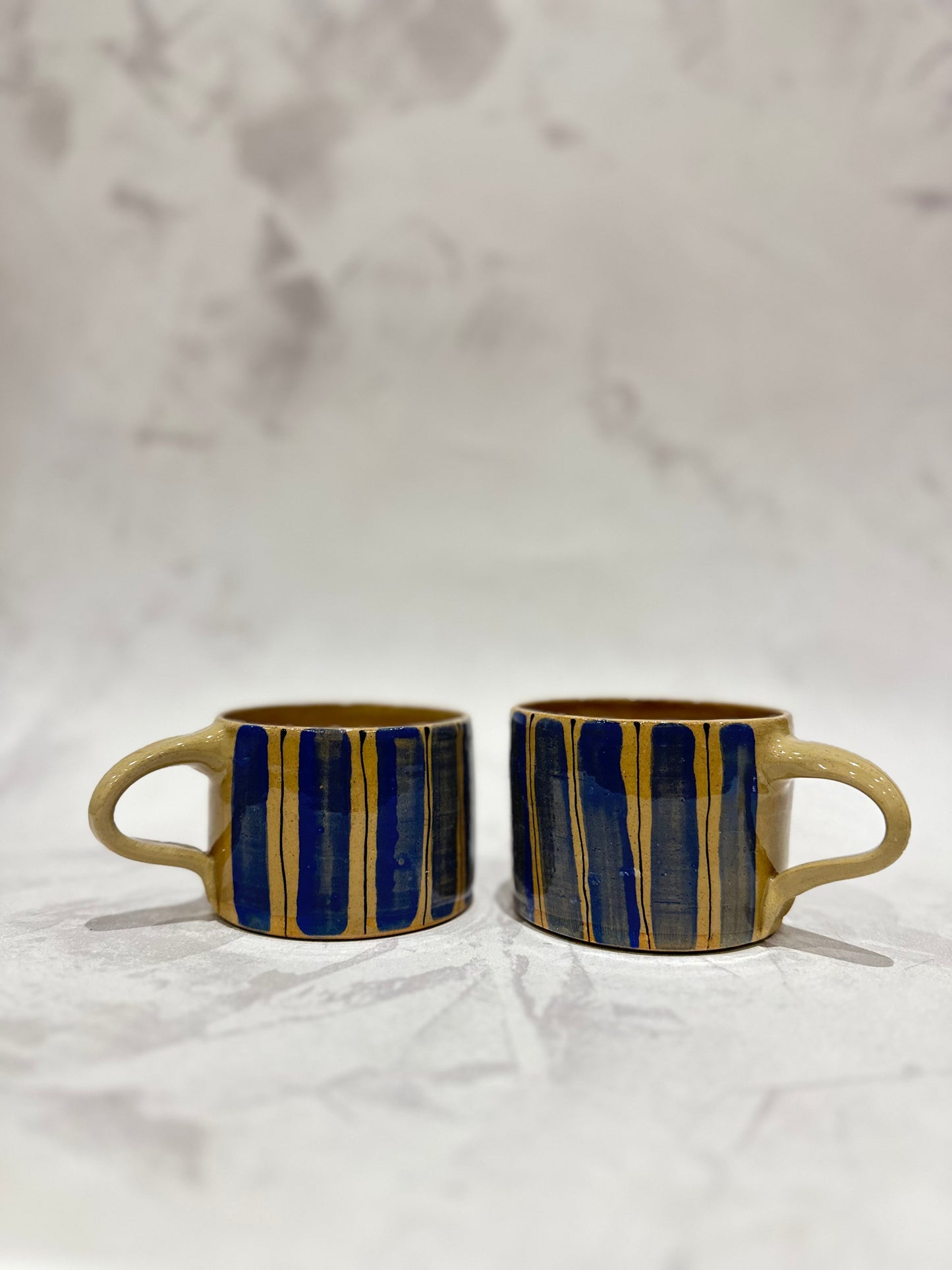 Blue Striped Mug