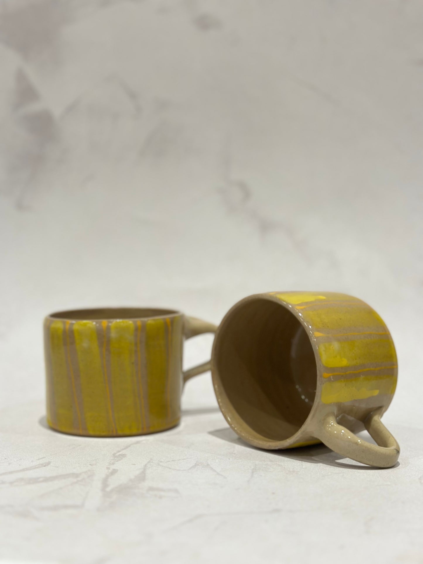 Yellow Striped Mug