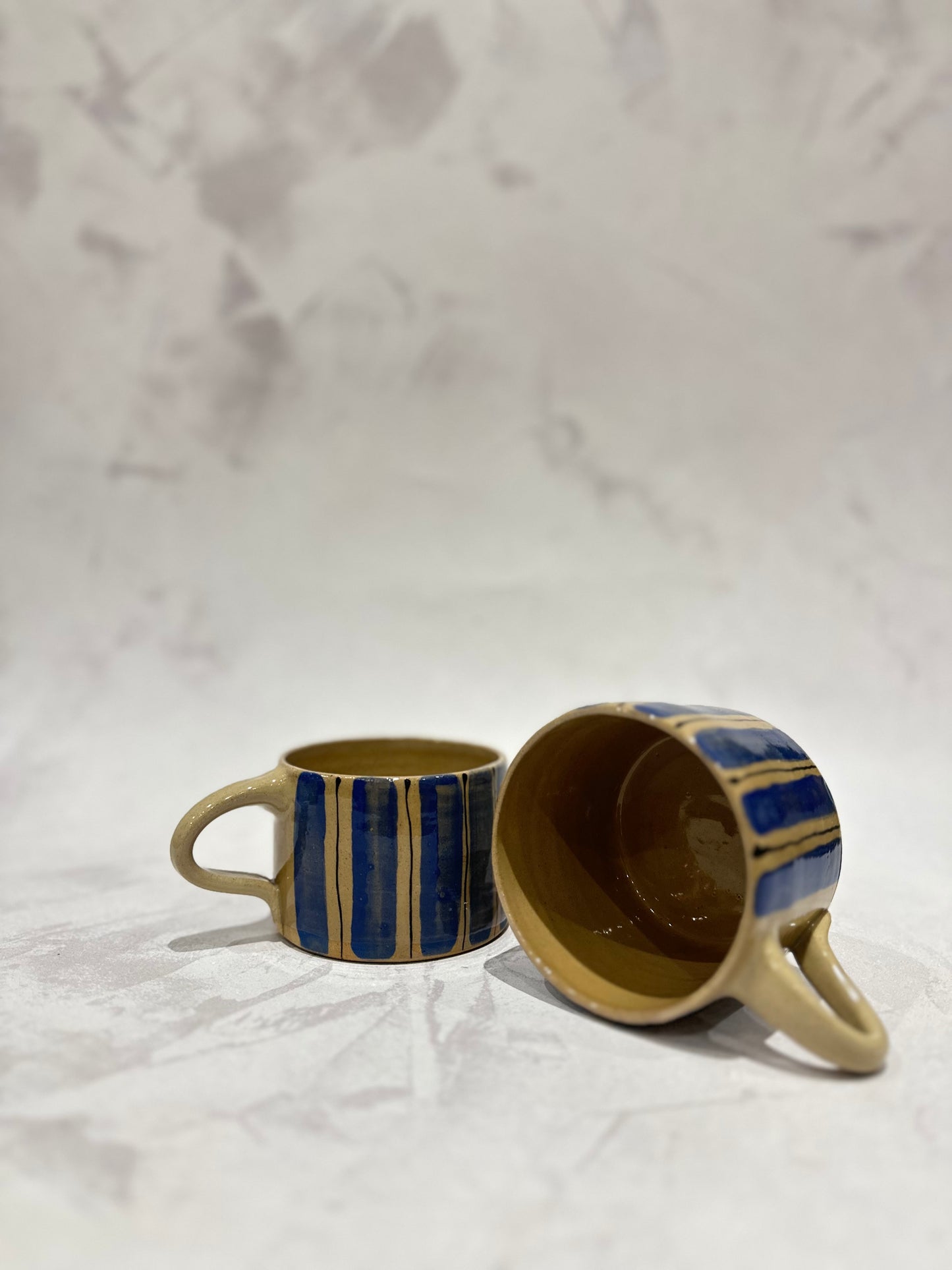 Blue Striped Mug