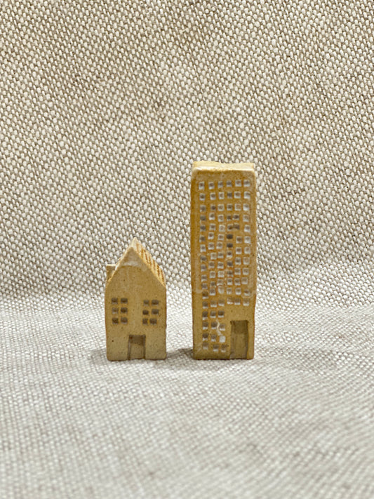 Ceramic houses, set of 2