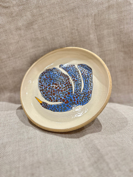 Hand painted Flying Bird Decorative Plate