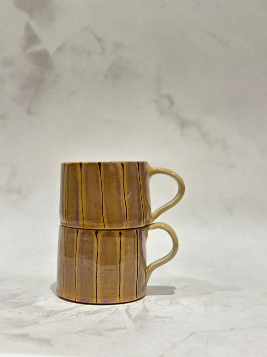 Lilac Striped Mug