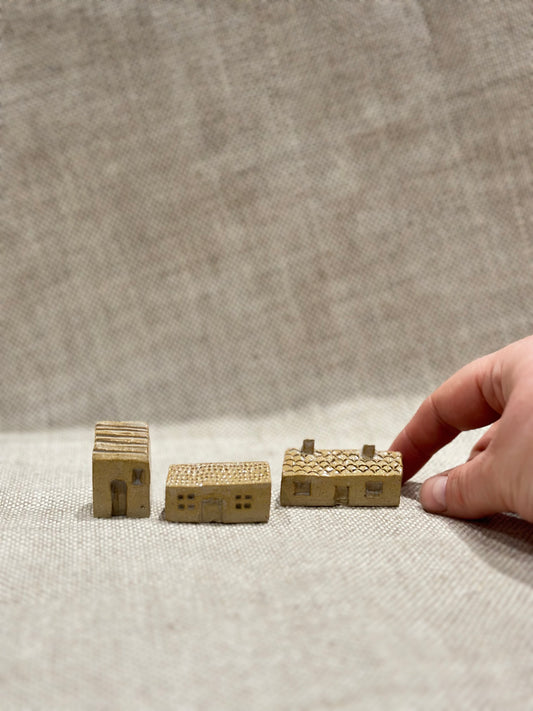 Ceramic houses - Set of 3