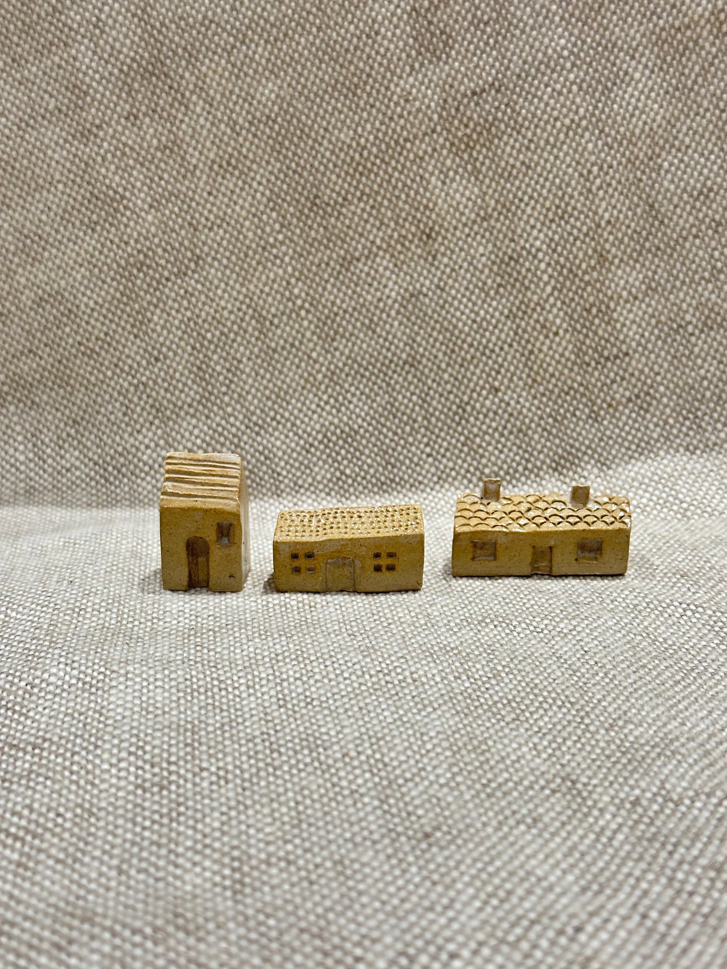 Ceramic houses - Set of 3
