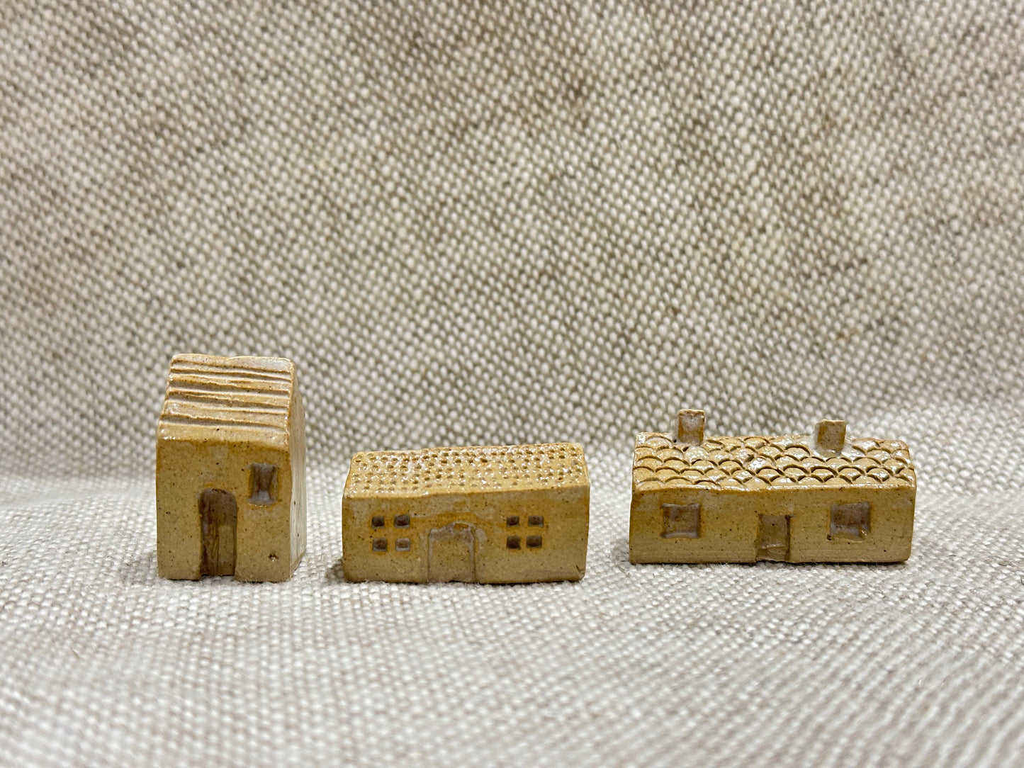 Ceramic houses - Set of 3